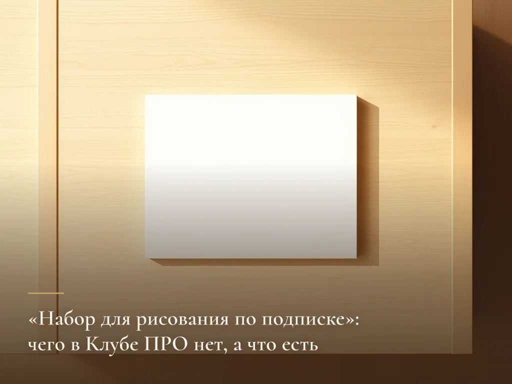 Светлый стол с чистым холстом — материалы покупаются отдельно