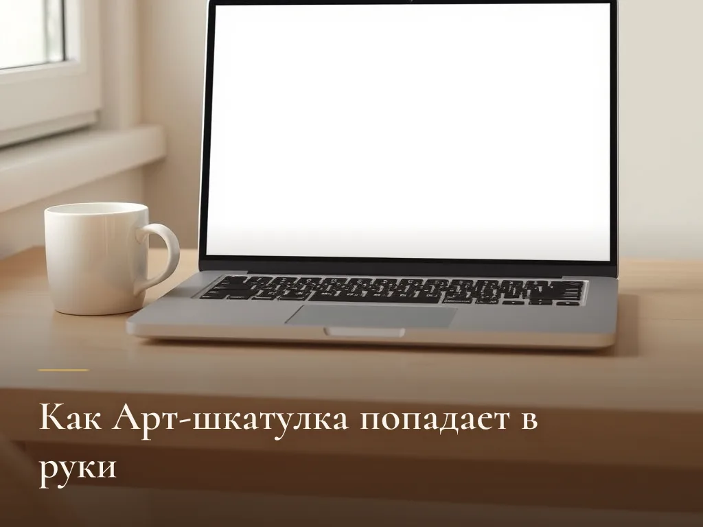Открытый ноутбук на светлом столе — материалы доступны в личном кабинете